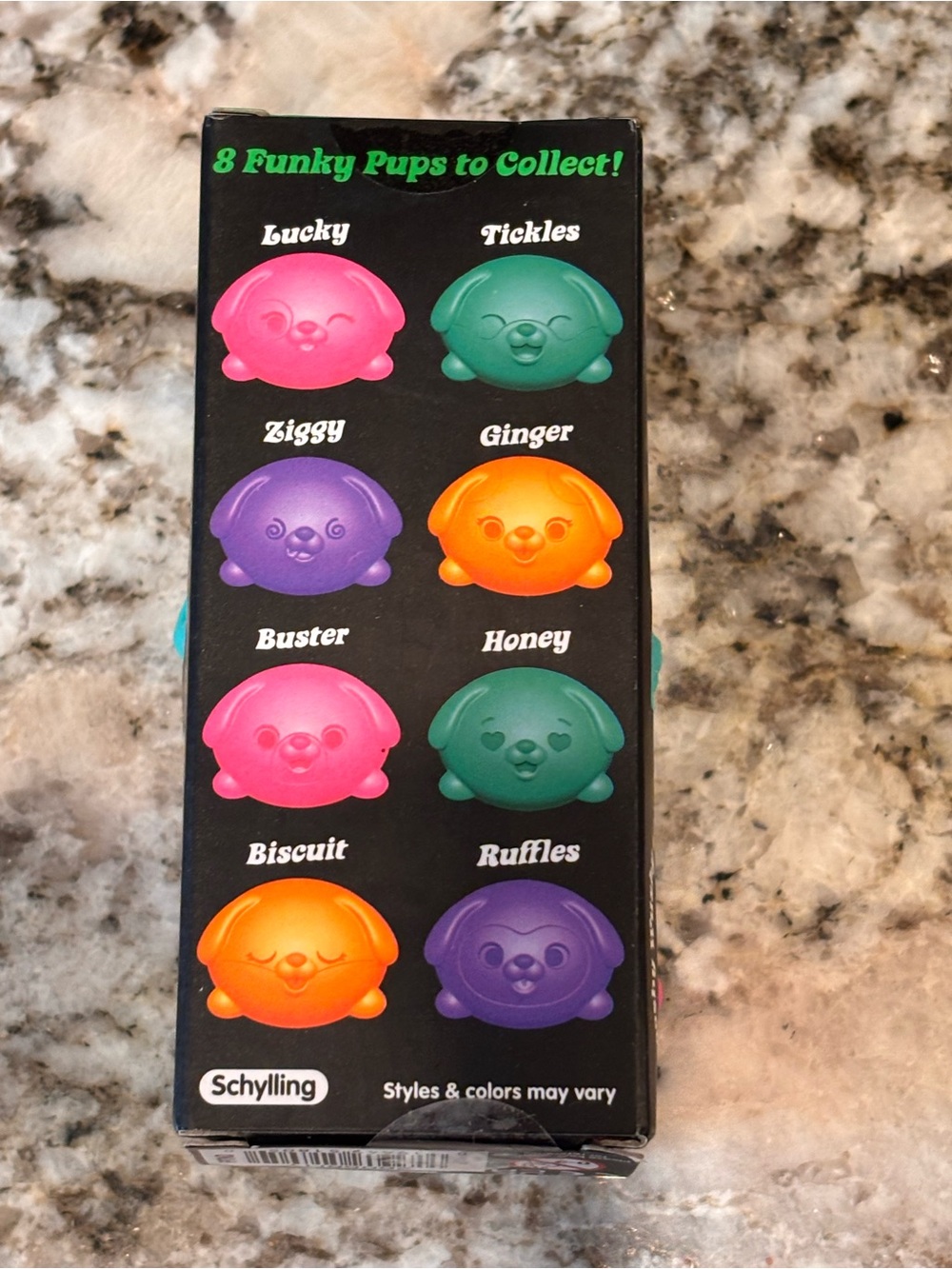Schylling Teenie NeeDoh Funky Pup 3-Pack - Purple, Hot Pink and Teal - Picture 4 of 4
